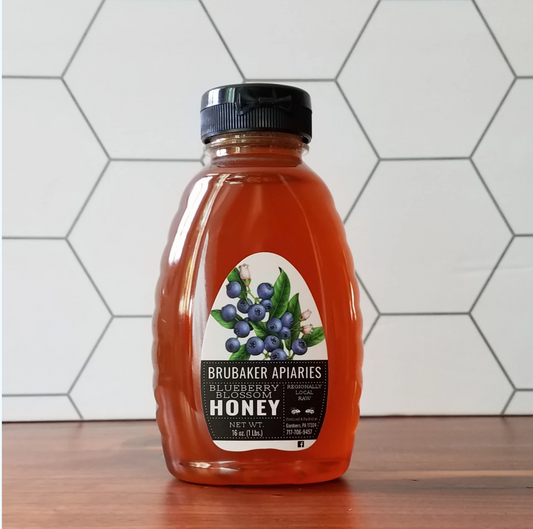 Honey- Blue Berry Blossom -Regionally Local Raw (1 Lbs)