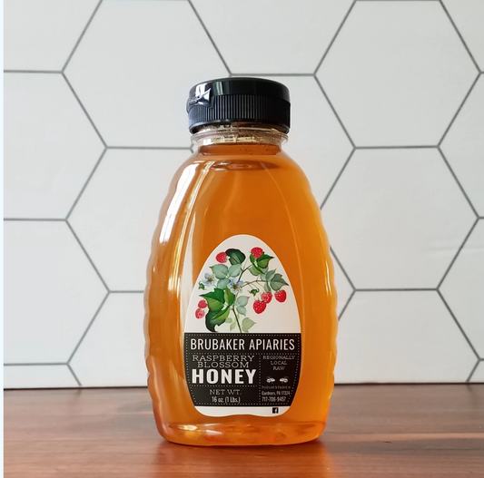 Honey- Raspberry Blossom -Regionally Local Raw (1 Lbs)